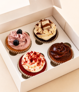 Cupcake caja 4 unidades