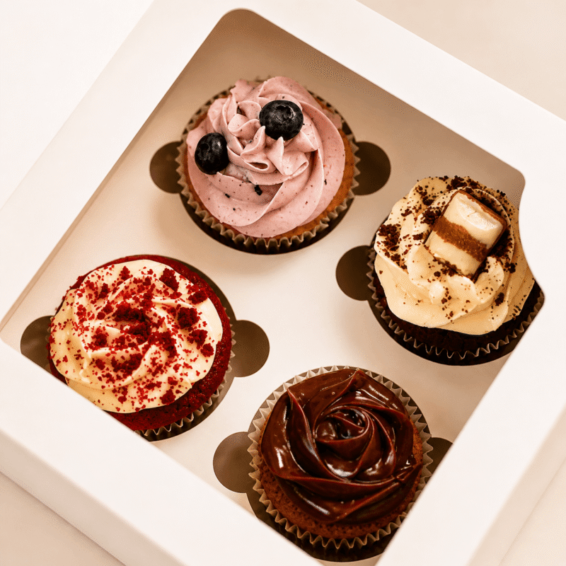 Cupcake caja 4 unidades - Imagen 3