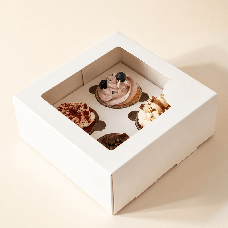 Cupcake caja 4 unidades - Imagen 2