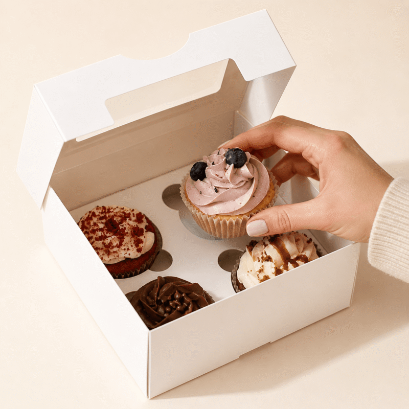 Cupcake caja 4 unidades - Imagen 4